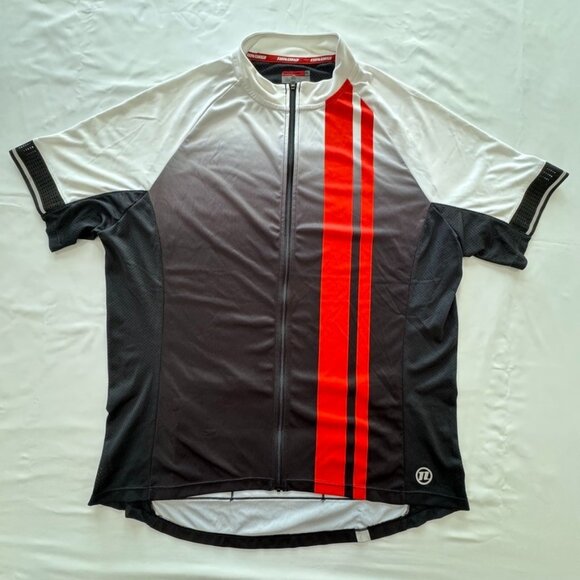 Novara Cycling Sprint Jersey Men's XL Black White Full Zip Road Bike Shirt - NWT - Picture 1 of 10